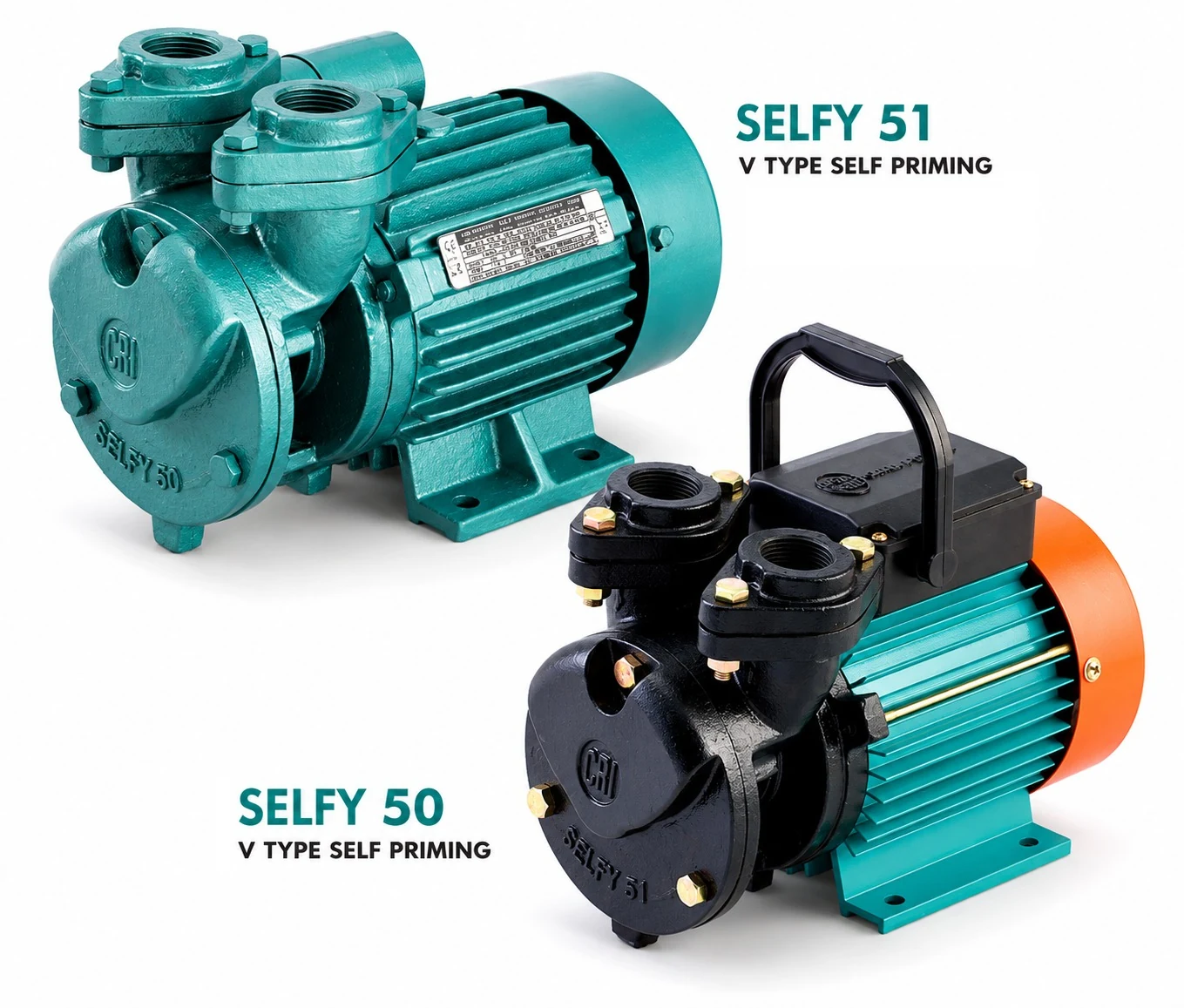 V-Type Self-Priming Monoblock - CRI Pumps Madurai